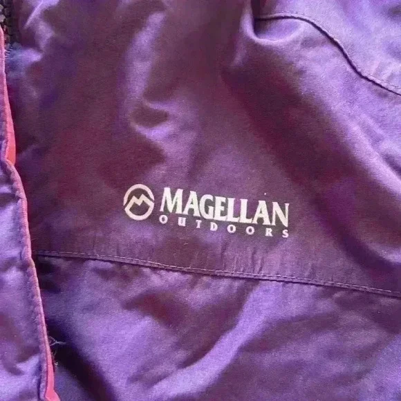 Magellan Dual Coat Winter Ski Jacket Pink Purple Hooded Girl's Size Large - Picture 6 of 7